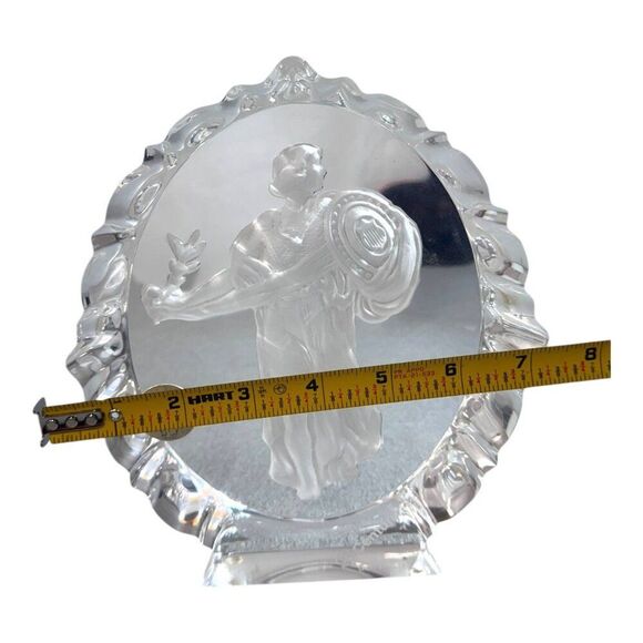 Lucite MCM Limited Edition Plate "Century" No. 53/1000 Lady Liberty Quarter 8" - Picture 5 of 7